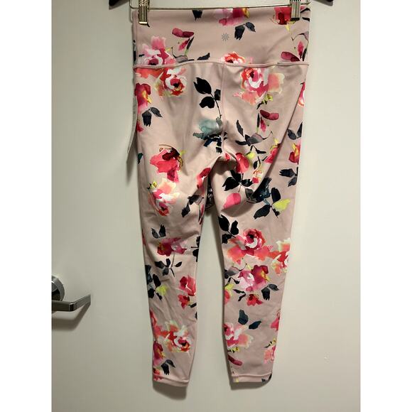 Athleta Elation 7/8 Painted Flower High Rise Leggings Size Small - Picture 5 of 11